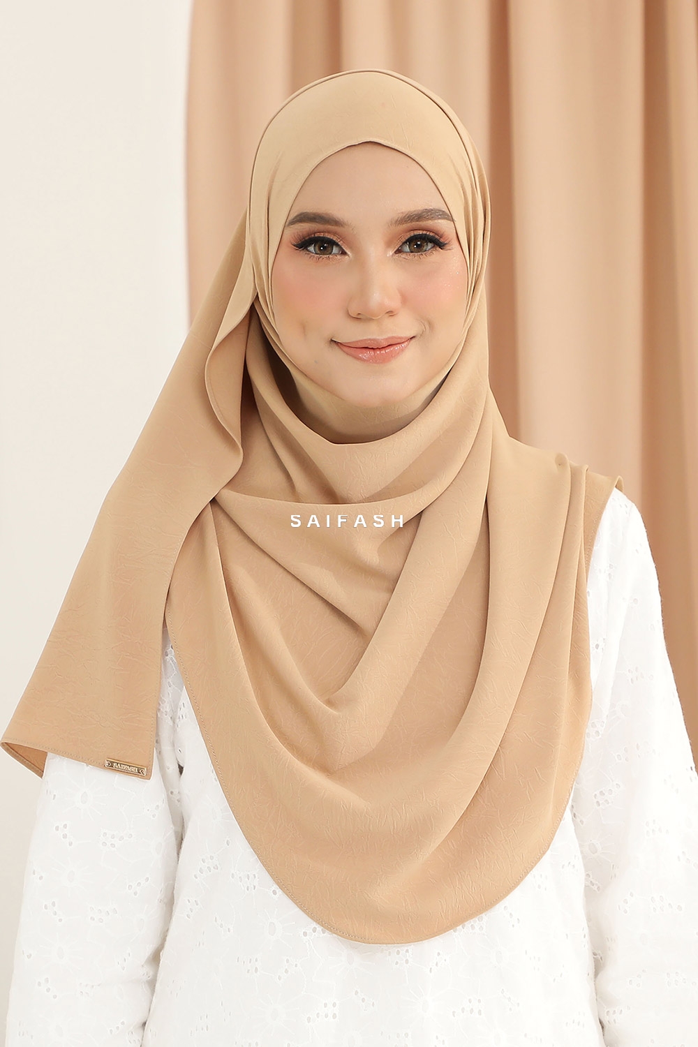 Adresia SemiInstant Shawl in Khakis